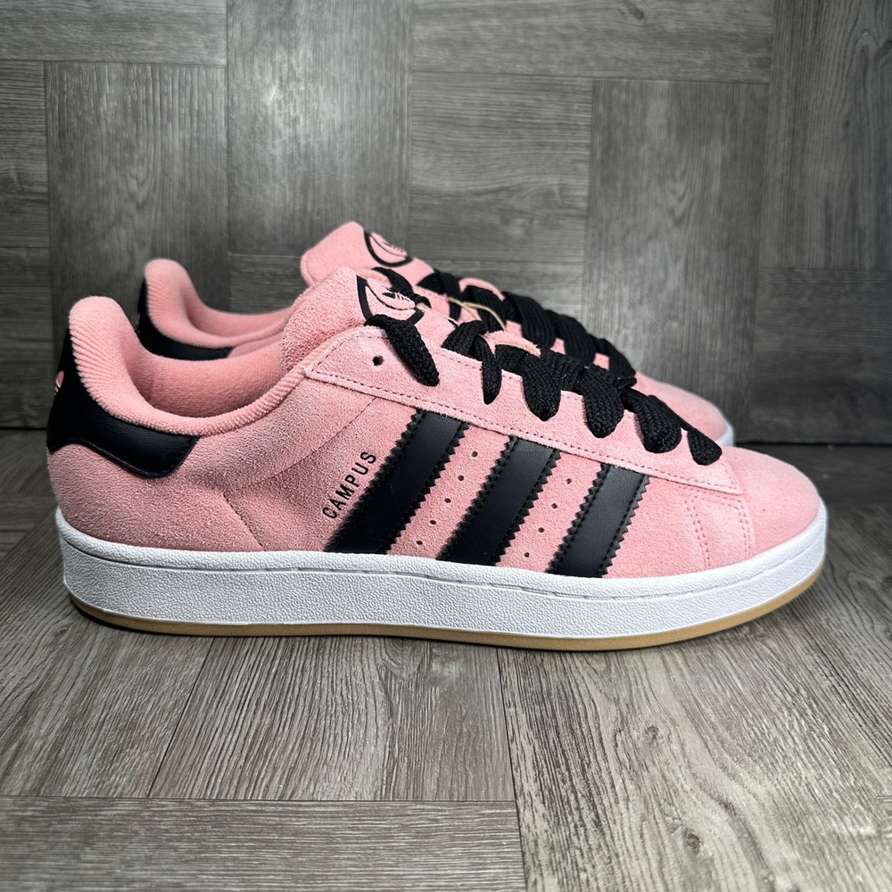 Adidas Campus 00s Sneakers Women 11 Pink Black Suede Retro JH7275 NEW